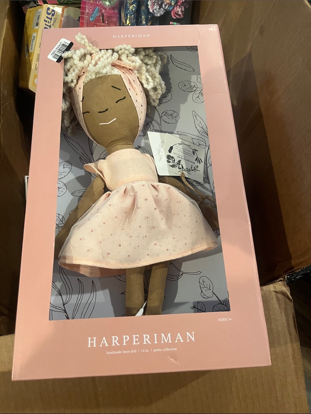 Harperiman Pink Handmade Girls' Cloth Doll